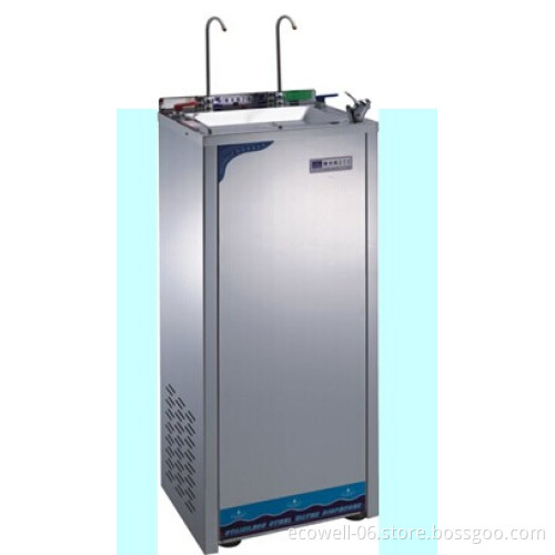 Double tap warm stainless steel water dispenser